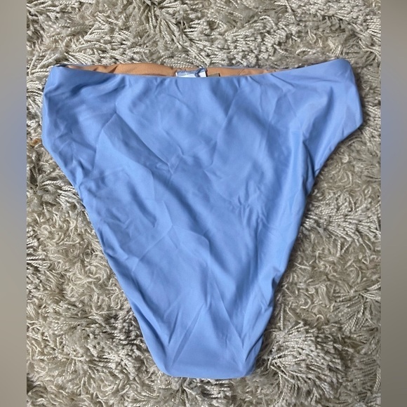 J. Crew NWT High Rise High Cut Leg Bikini Bottom Women Size S UPF 50 Protection - Picture 2 of 5